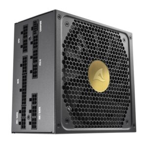 Sharkoon Alimentatore Rebel P30 Gold 1000W Atx3.0 Atx 3.0, Pcie Gen5 12Vhpwr, 80 Plus Gold, 135Mm Ze