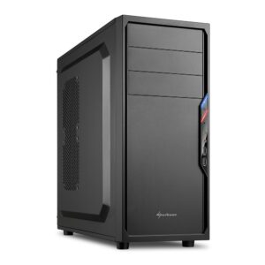 Sharkoon Case Vs4-S, Atx, 6 Slots Expansion, 2 Usb2.0 Front, Drive Bay Da 2,5/3,5/5,25, 1X120Mm Fan Installed, No Psu, Nero