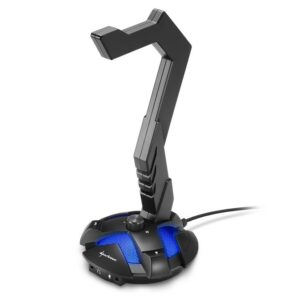 Sharkoon Cuffia Stereo Usb, Multi-Colored-Illumination, 3D Rgb