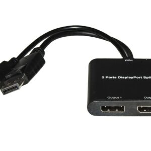 Splitter 2 Porte Displayport Con Alimentazione Usb E Funzione Mst