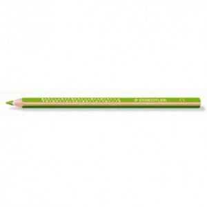 Staedtler Jumbo Noris 128 Matita Colorata Triangolare - Piombo 4mm - Resistenza Alla Rottura - Design Ergonomico - Colore Verde Chiaro