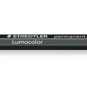 Staedtler Lumocolor Permanent Omnigraph 236 Cera permanente esagonale - Resistente all'acqua - Diametro 12 mm circa - Colore rosso