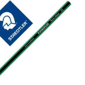 Staedtler Noris Color 185 Matita Colorata Esagonale - Resistenza Alla Rottura - Materiale Wopex - Colore Verde