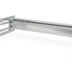 Supporto Guida Din 4U, 178X483X223 Mm, Galvanized Incl. Din Rail, Variable Depth And Height