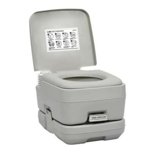 Toilette Chimica Portatile Muvip - Deposito 10L - Serbatoio Acqua 12L - Pompa Manuale a Soffietto