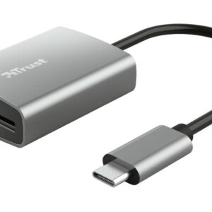 Trust 24136 lettore di schede USB 3.2 Gen 1 (3.1 Gen 1) Type-C Alluminio