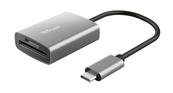 Trust 24136 lettore di schede USB 3.2 Gen 1 (3.1 Gen 1) Type-C Alluminio