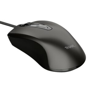 Trust USB Mouse 1200 dpi - 3 pulsanti - Uso ambidestro - Cavo da 1,70 m