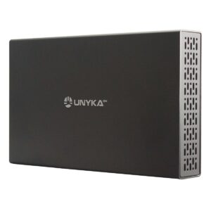 UNYKAch Lok 0.2 Custodia per Disco Rigido (HDD) Nero 3.5