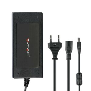 V-TAC Alimentatore in Plastica 78W 24V 3,65A Plug&Play con Jack 2,1 Colore Nero IP44