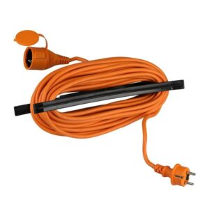 V-TAC Cavo Prolunga 3G 1.5MM * 15M 16A Colore Anrancio e Nero IP44