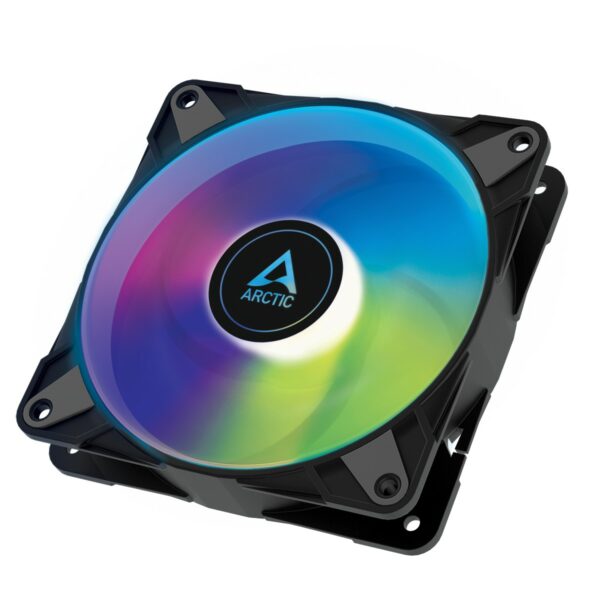 Ventola per case da 120mm semi-passiva con A-RGB Arctic P12 PWM PST A-RGB