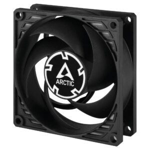 Ventola per case da 80mm ottimizzata per la pressione statica Arctic P8 Black