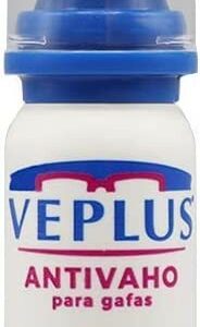 Veplus Antiappannamento per occhiali 15ml - Dispenser - 200 Dosi - Lunga Durata