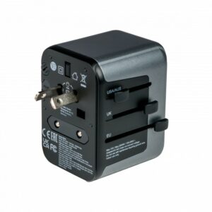 Verbatim Adattatore Universale Da Viaggio Travel Adapter Uta-03 Pd30W Qc 2Xusb 2Xtype-C