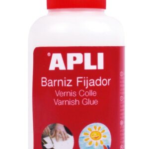 Vernice Adesiva Lucida Apli 80ml - Protezione Duratura - Asciugatura Rapida - Facile Applicazione - Trasparente