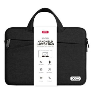 XO Borsa per Laptop - Fino a 13 - Resistente a Schizzi, Usura e Graffi - Design Moderno - Colore Nero