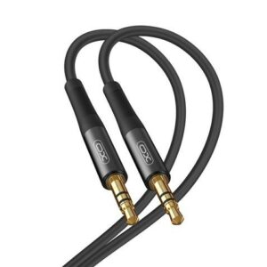 XO NBR175B Cavo audio serie Pro Mini jack da 3,5 mm maschio a mini jack da 3,5 mm maschio - Punta in alluminio - Lunghezza 2 m