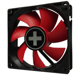 Xilence XPF80.R Computer case Ventilatore 8 cm Nero, Rosso