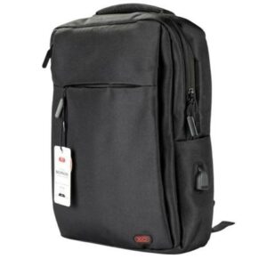 Zaino per Laptop XO - fino a 15.6 - Impermeabile e Resistente - Ricarica USB Veloce - Design ergonomico - Colore Nero