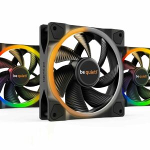 be quiet! Light Wings | 120mm PWM Triple Pack Case per computer Ventilatore 12 cm Nero 3 pz