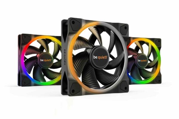 be quiet! Light Wings | 120mm PWM Triple Pack Case per computer Ventilatore 12 cm Nero 3 pz