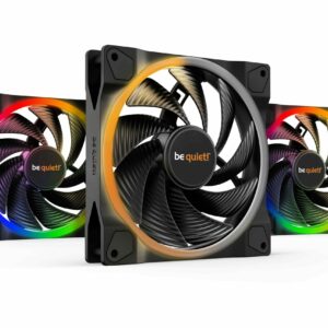 be quiet! Light Wings | 140mm PWM Triple Pack high-speed Case per computer Ventilatore 14 cm Nero 3 pz