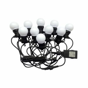 0.5W LED String Light 5m with 10 Bulbs EU 3000K