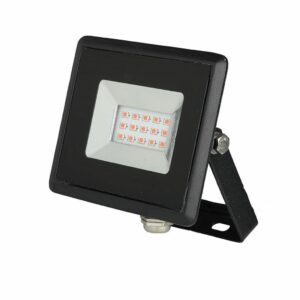 10W LED Floodlight SMD E-Series Black Body Red IP65