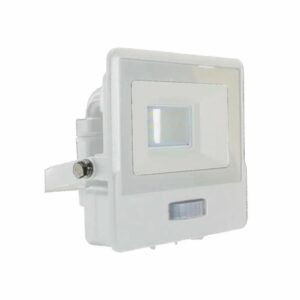 10W LED PIR Sensor Floodlight Samsung Chip White Body 4000K