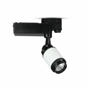 10W LED Track Light Black&White Body 6000K