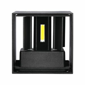 11W LED Wall Lamp with Bridgelux Chip Black 4000K Square