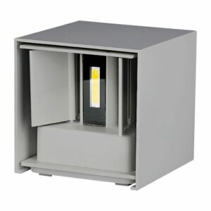 11W LED Wall Lamp with Bridgelux Chip Grey 3000K Square