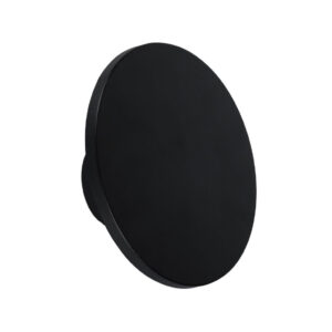 12W LED Dome Light Round Black Frame 3000K