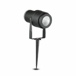 12W LED Garden Spike Lamp Black Body Green