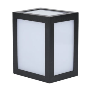 12W LED Wall Light Black Body 6400K