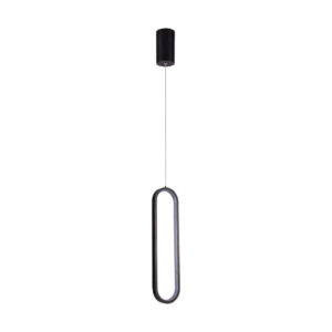 13W LED Hanging Lamp 40CM 3000K Black Body