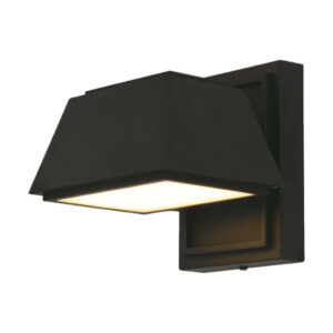 14W LED Outdoor Wall Light (L16*W16.5*H16.4mm) 3000K Black Body IP65