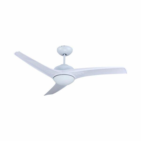 15W 3In1 LED Ceiling Fan with RF Control 3 Blades White 60W DC Motor