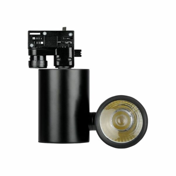 15W LED Track Light Black Body 6400K