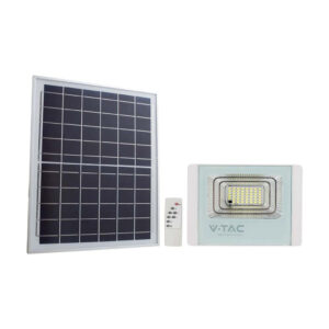 16W LED Solar Floodlight 4000K White Body