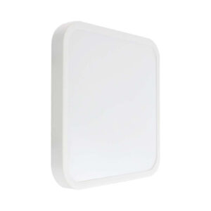 18W LED Dome Light Square White Frame 3000K IP44