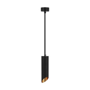 1*GU10 Hanging Pendant Black D:55*300mm