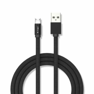 1m Micro USB Cable Black Ruby Series