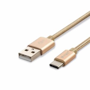 1m Type C USB Cable Gold Platinum Series