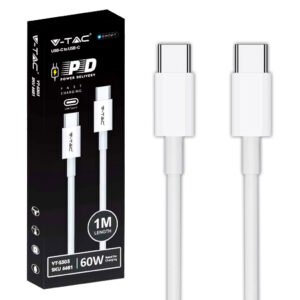 1m Type C USB Cable White