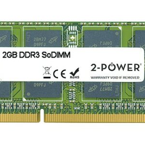 2-POWER RAM SO-DDR3 2GB 1600MHZ PC3-12800 MEM0801A