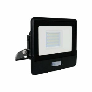 20W LED PIR Sensor Floodlight Samsung Chip Black Body 3000K