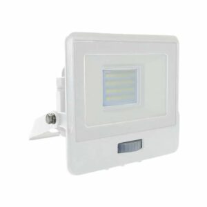 20W LED PIR Sensor Floodlight Samsung Chip White Body 6500K