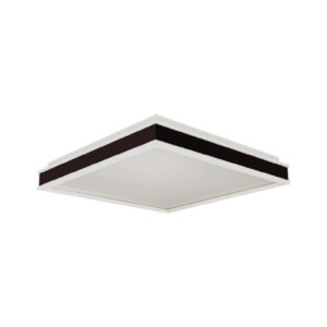 24W LED Designer Light Square Black Finish 4000K Dimmable